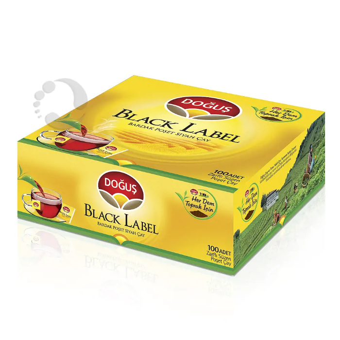 Doğuş Bardak Poşet Çay Black Label 2 Gr x 100'lü resmi