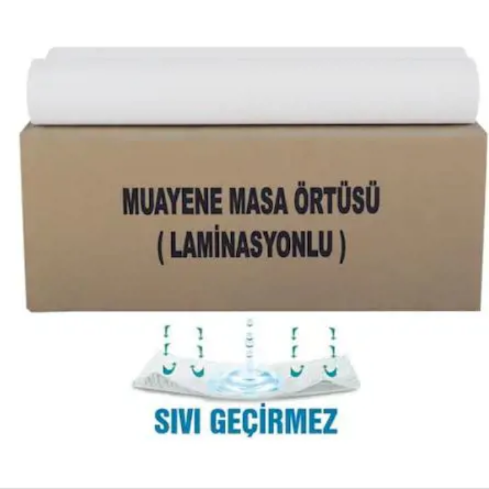 Laminasyonlu Muayene Masa Örtüsü 50Mt x 15 Rulo resmi