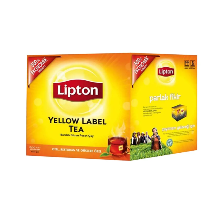 Lipton Bardak Poşet Çay Yellow Label 500'Lü resmi