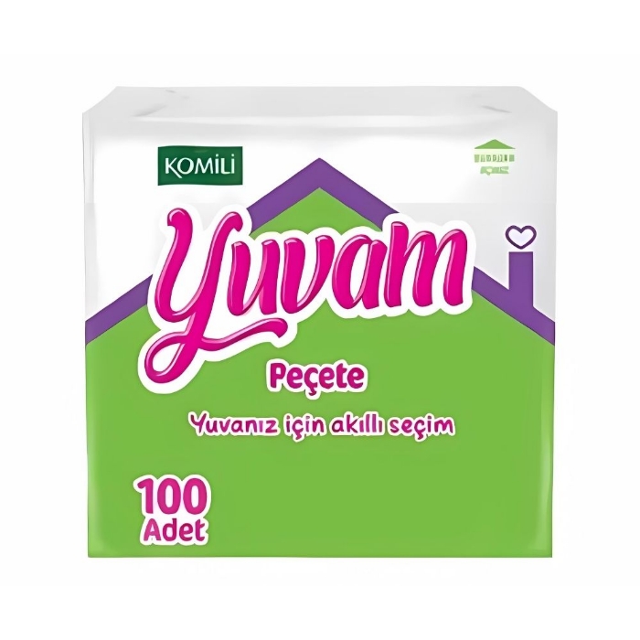 Komili Yuvam Prof. Peçete 30*30 100'Lü * 24 resmi