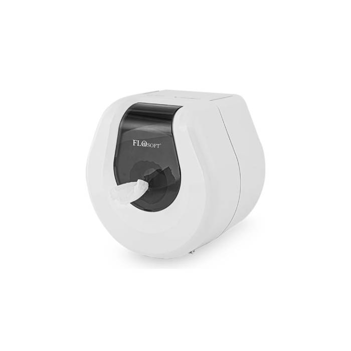 Flosoft İçten Çekmeli Wc Dispenseri Beyaz resmi